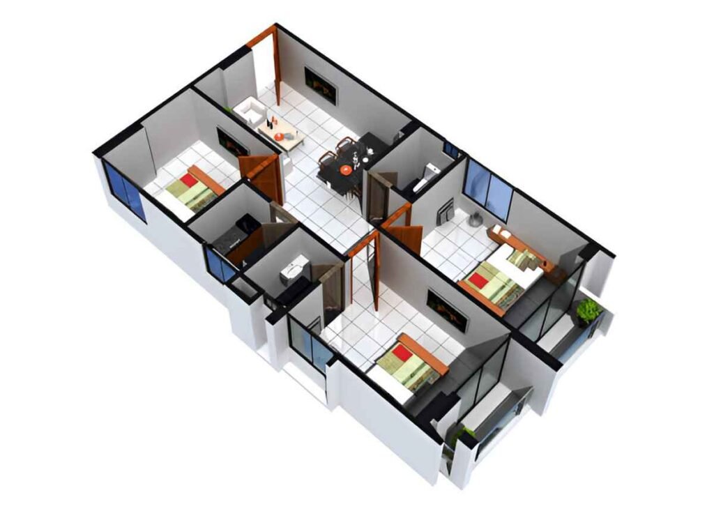 3 bedroom retirement house plans