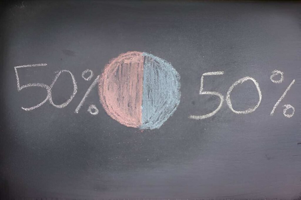 50 50 asset allocation