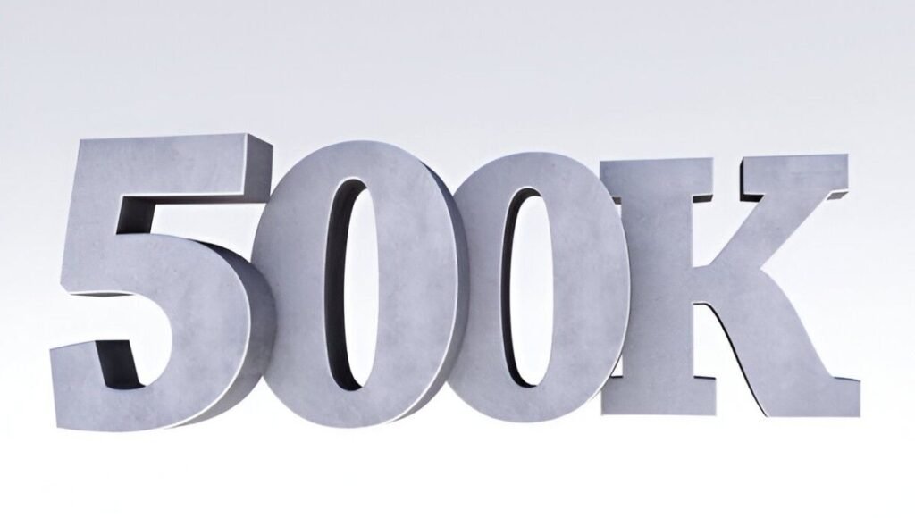 500k invested how much dividends per year