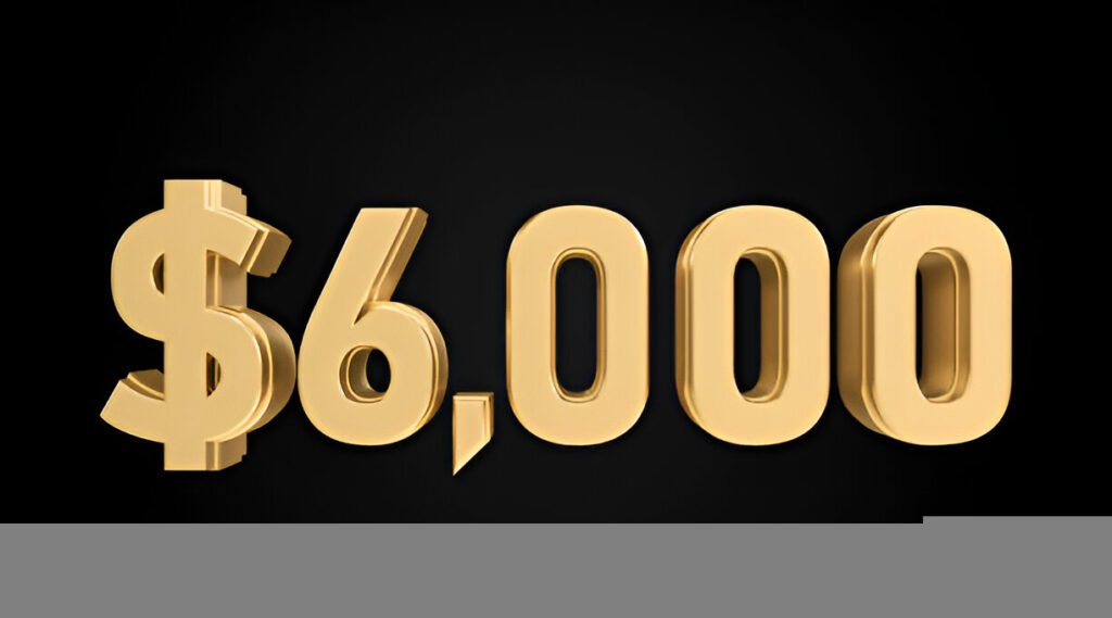 a 6000 investment increases in value 6.4 per year