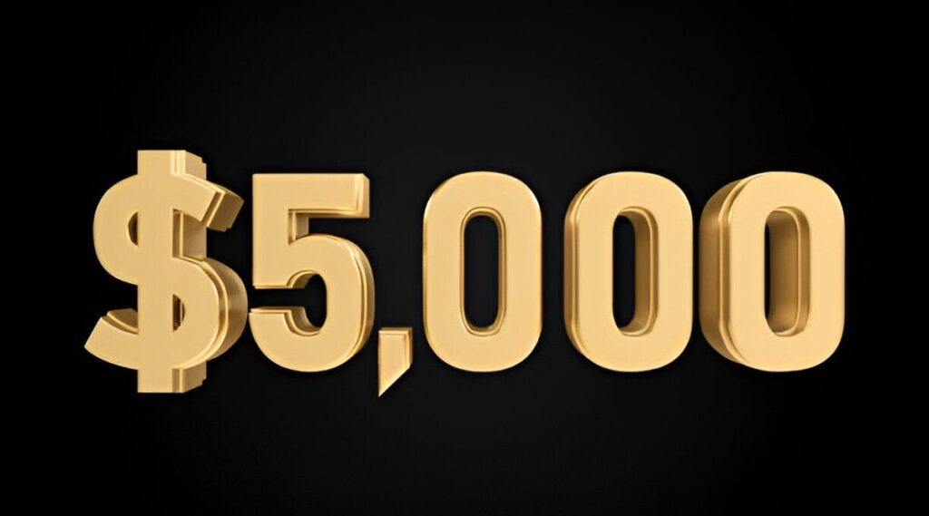 an investment of 5000 double in value every year