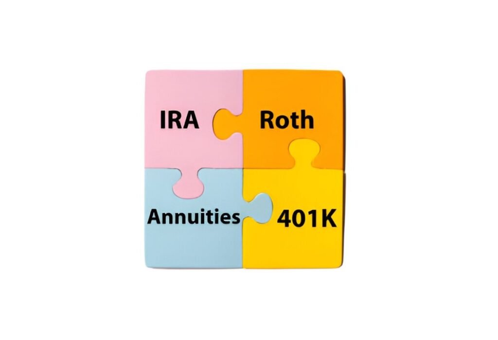 asset allocation between 401k and roth ira